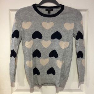 J.Crew Heart Sweater